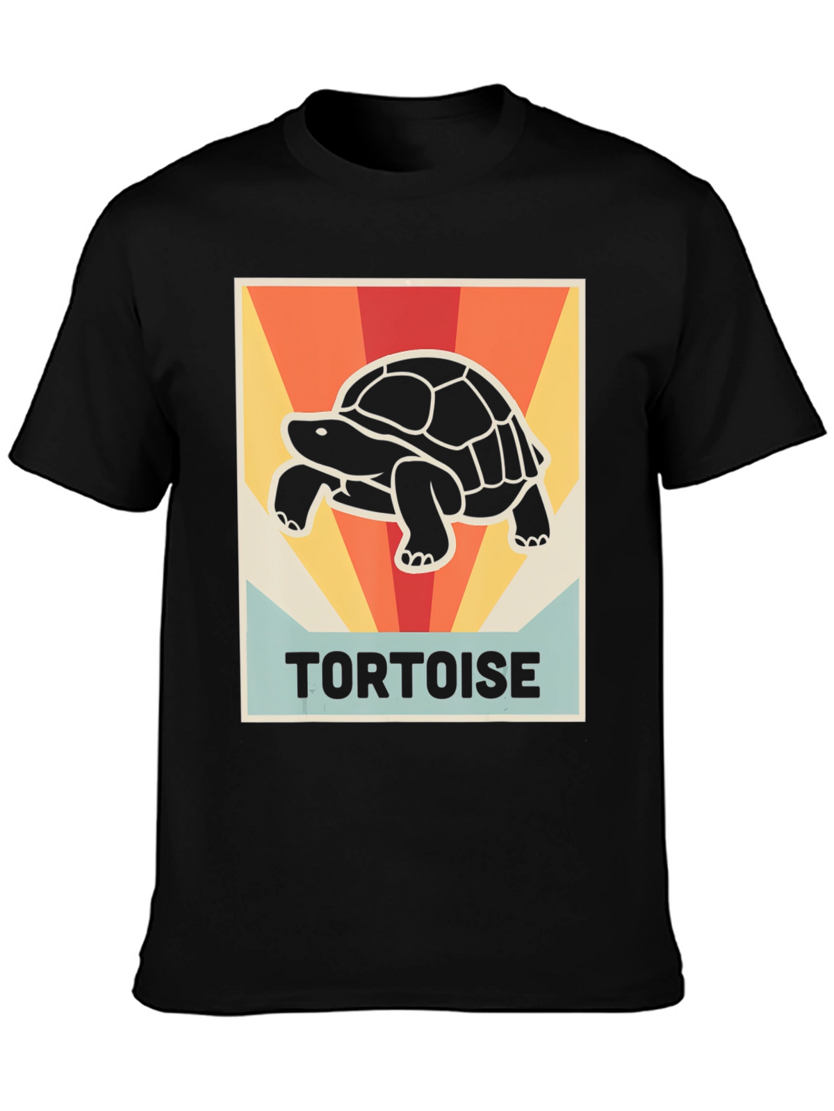 Retro Tortoise Graphic T-Shirt - Unisex Cotton Tee