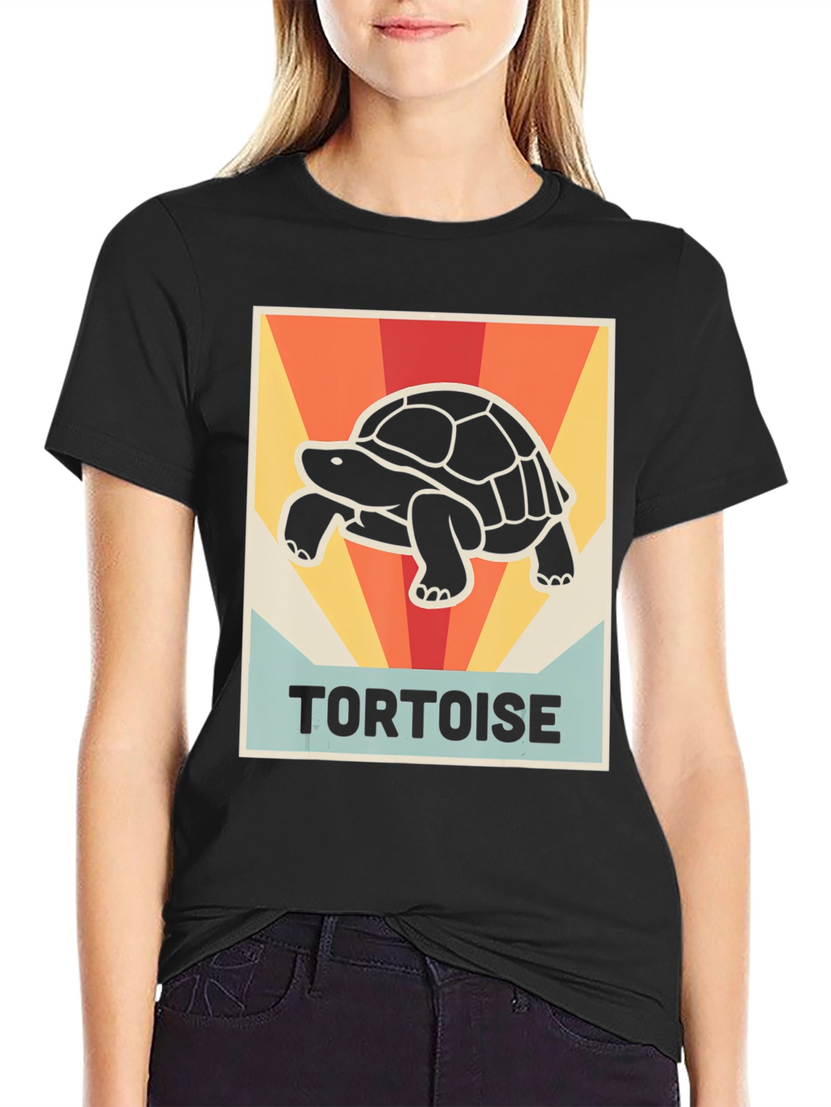 Retro Tortoise Graphic T-Shirt - Unisex Cotton Tee