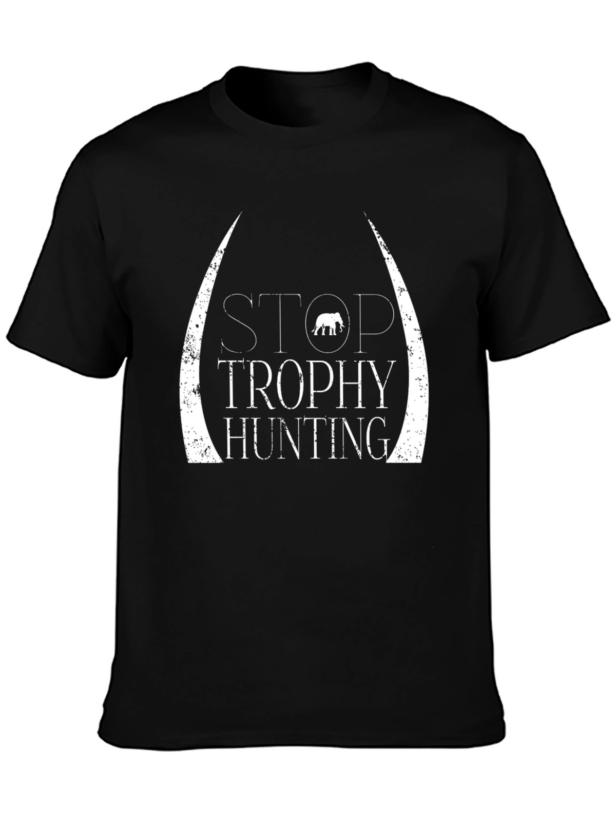 Stop Trophy Hunting Graphic Tee - Anti-Poaching T-Shirt