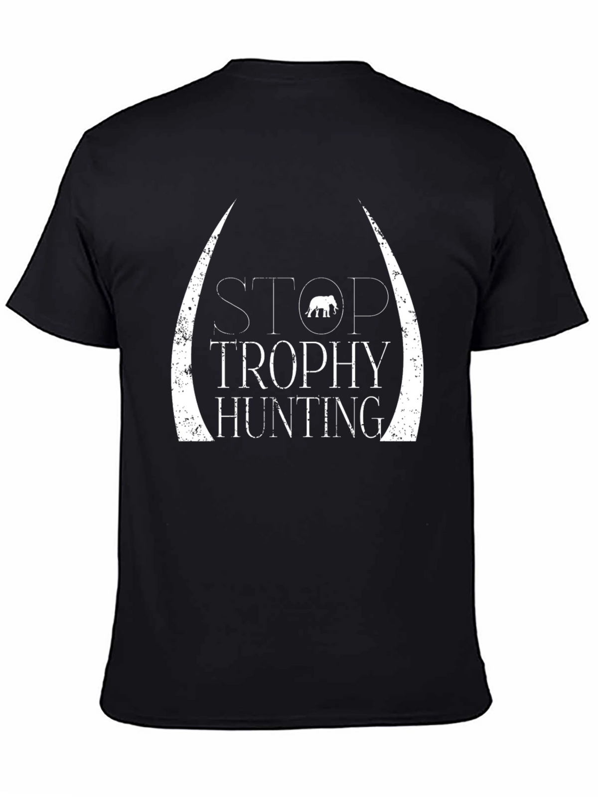 Stop Trophy Hunting Graphic Tee - Anti-Poaching T-Shirt