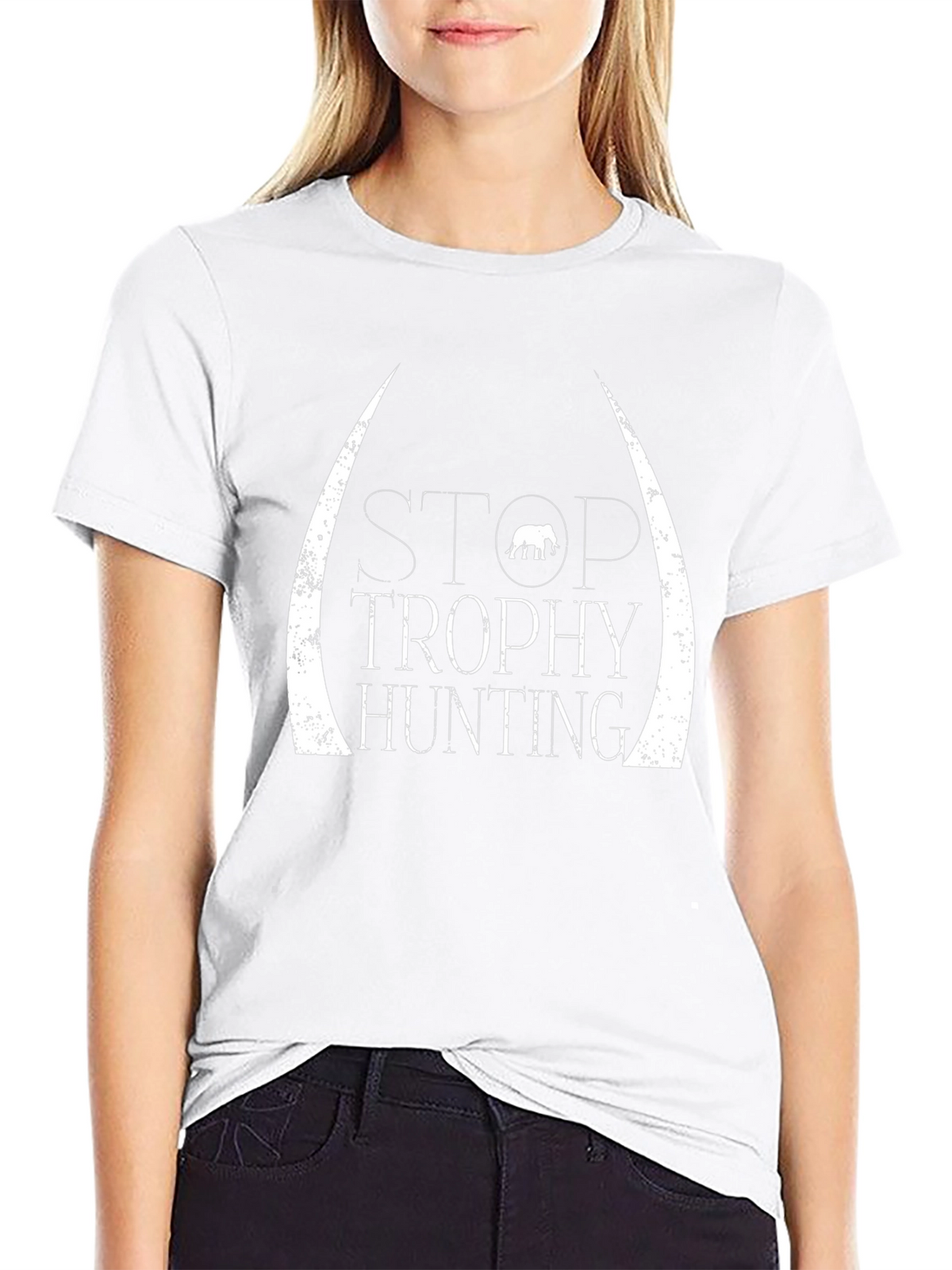 Stop Trophy Hunting Graphic Tee - Anti-Poaching T-Shirt