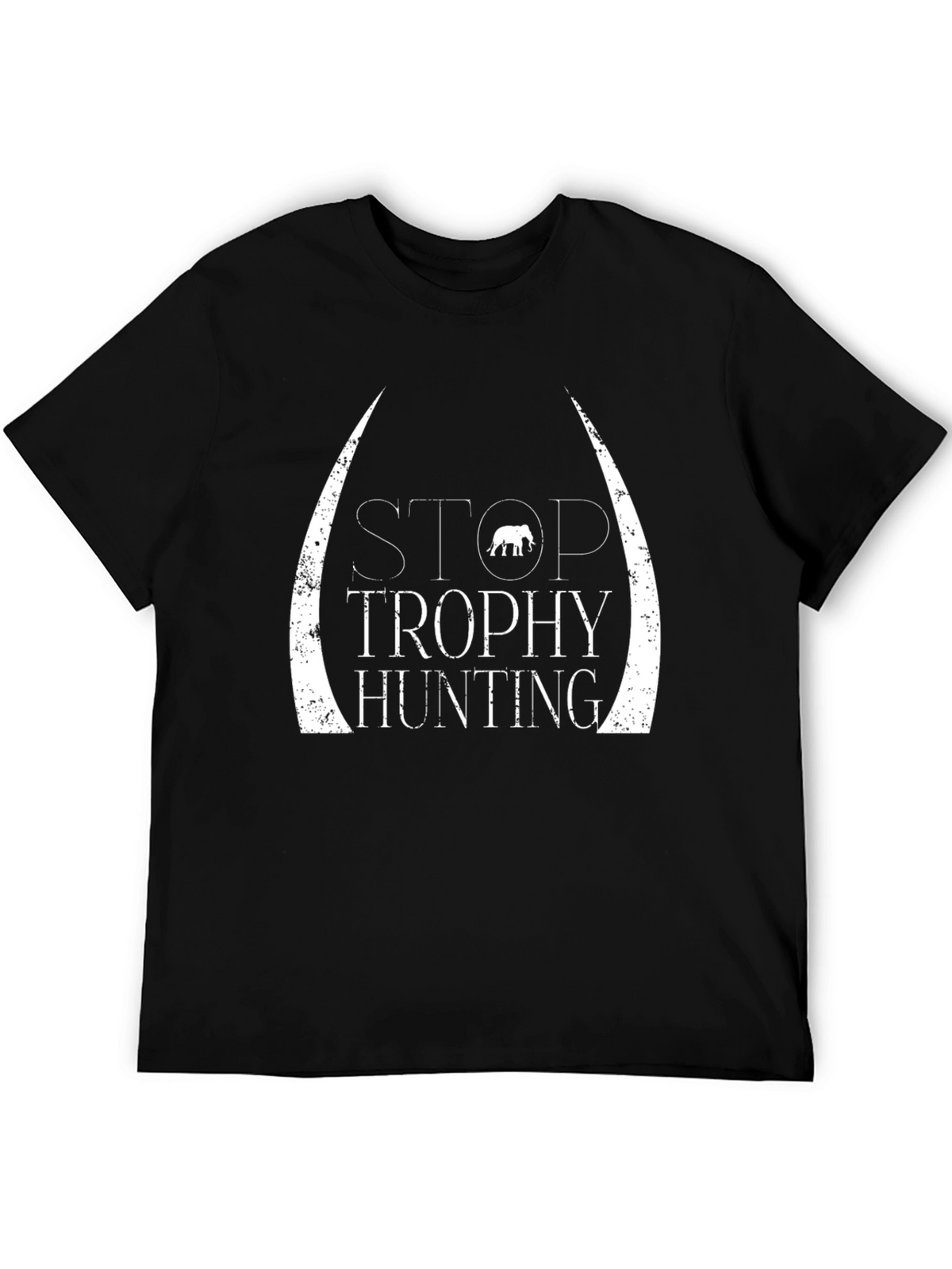 Stop Trophy Hunting Graphic Tee - Anti-Poaching T-Shirt