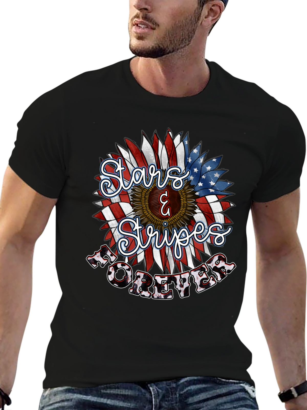 Stars & Stripes Forever Patriotic T-Shirt