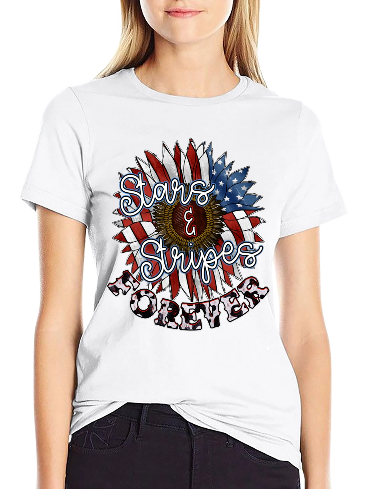 Stars & Stripes Forever Patriotic T-Shirt