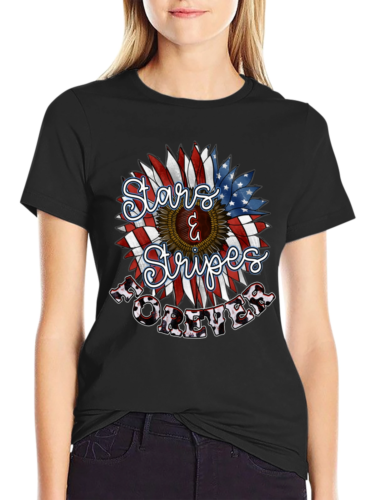 Stars & Stripes Forever Patriotic T-Shirt