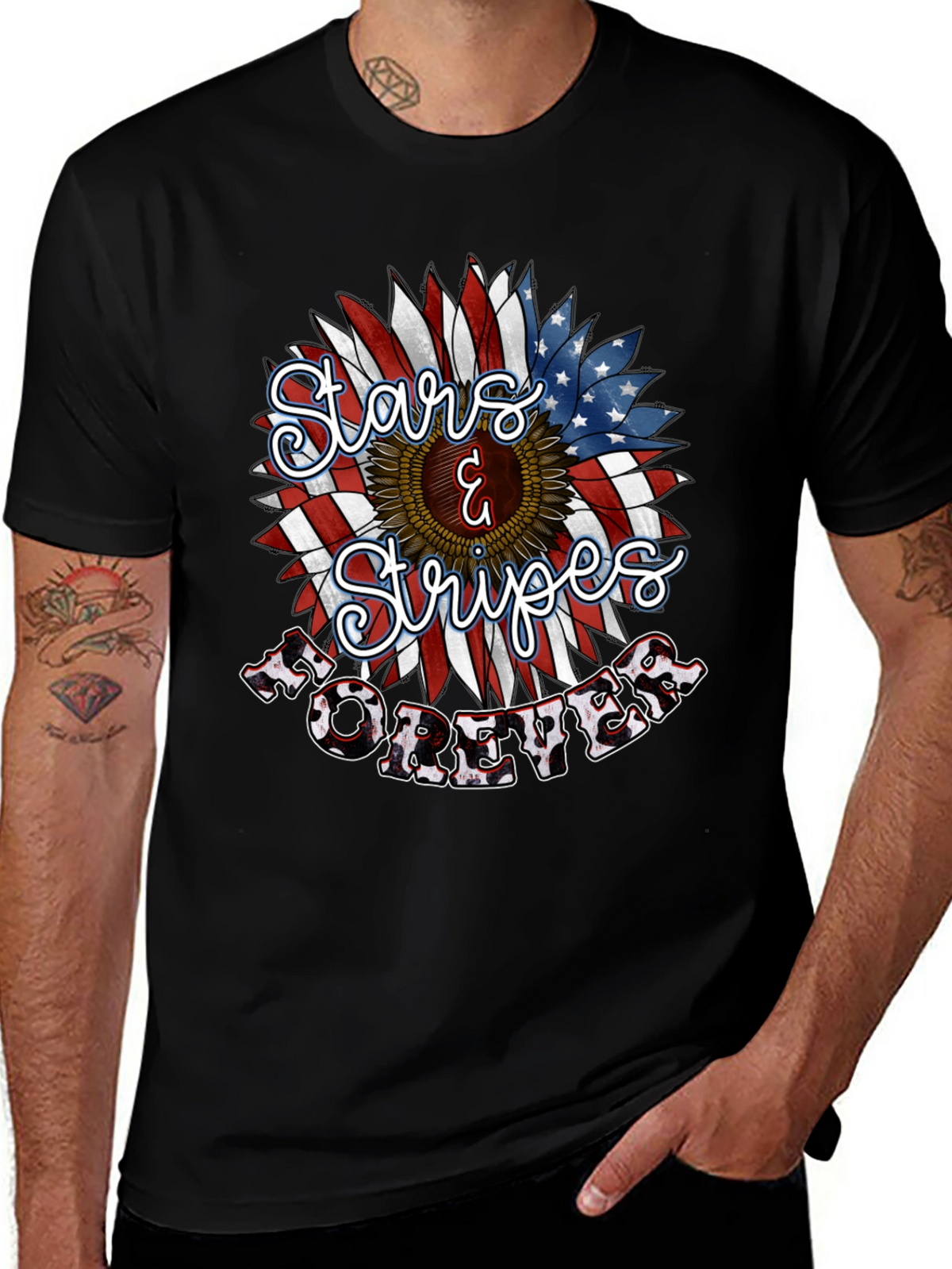 Stars & Stripes Forever Patriotic T-Shirt