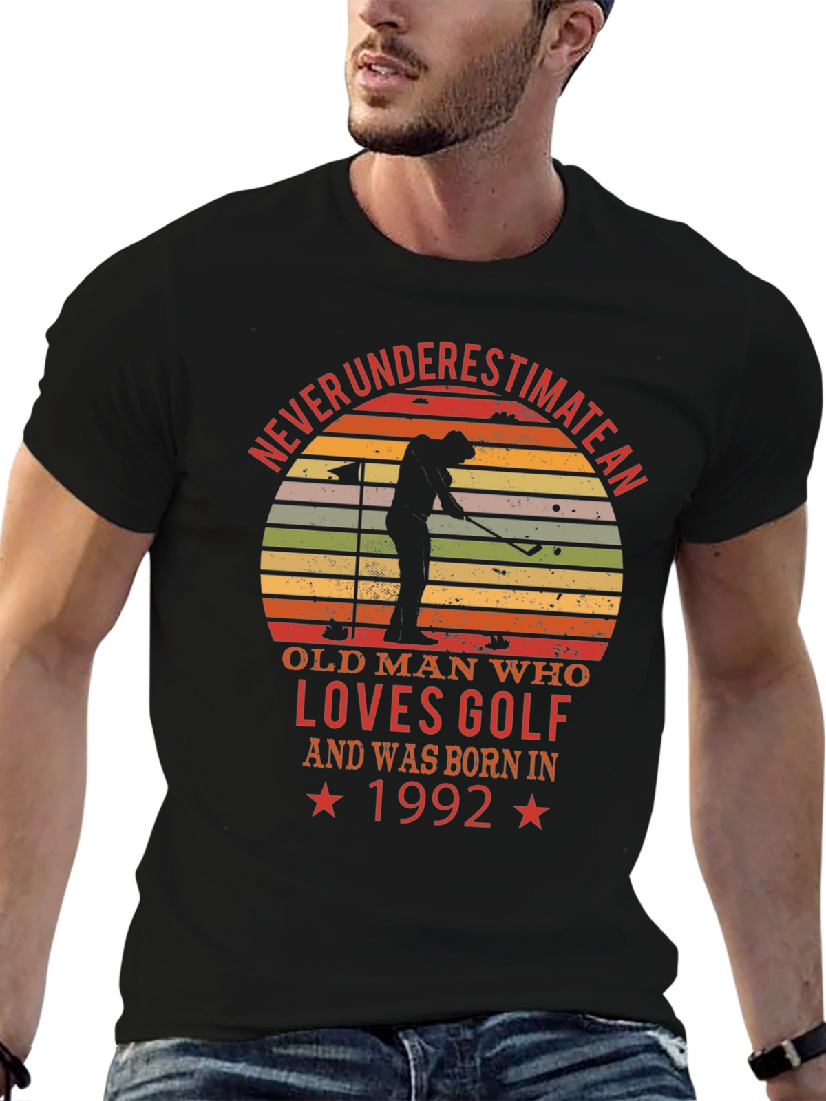 Never Underestimate Golf Tee - Born in 1992