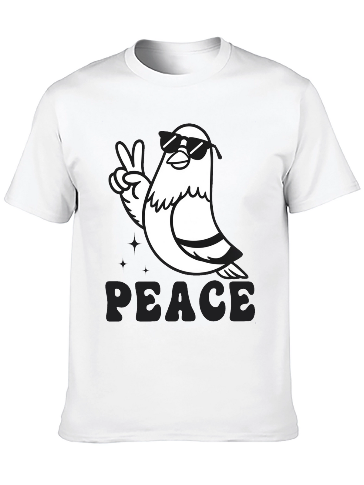 Peace Pigeon Graphic T-Shirt