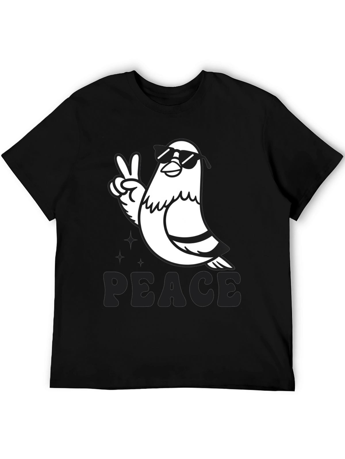 Peace Pigeon Graphic T-Shirt