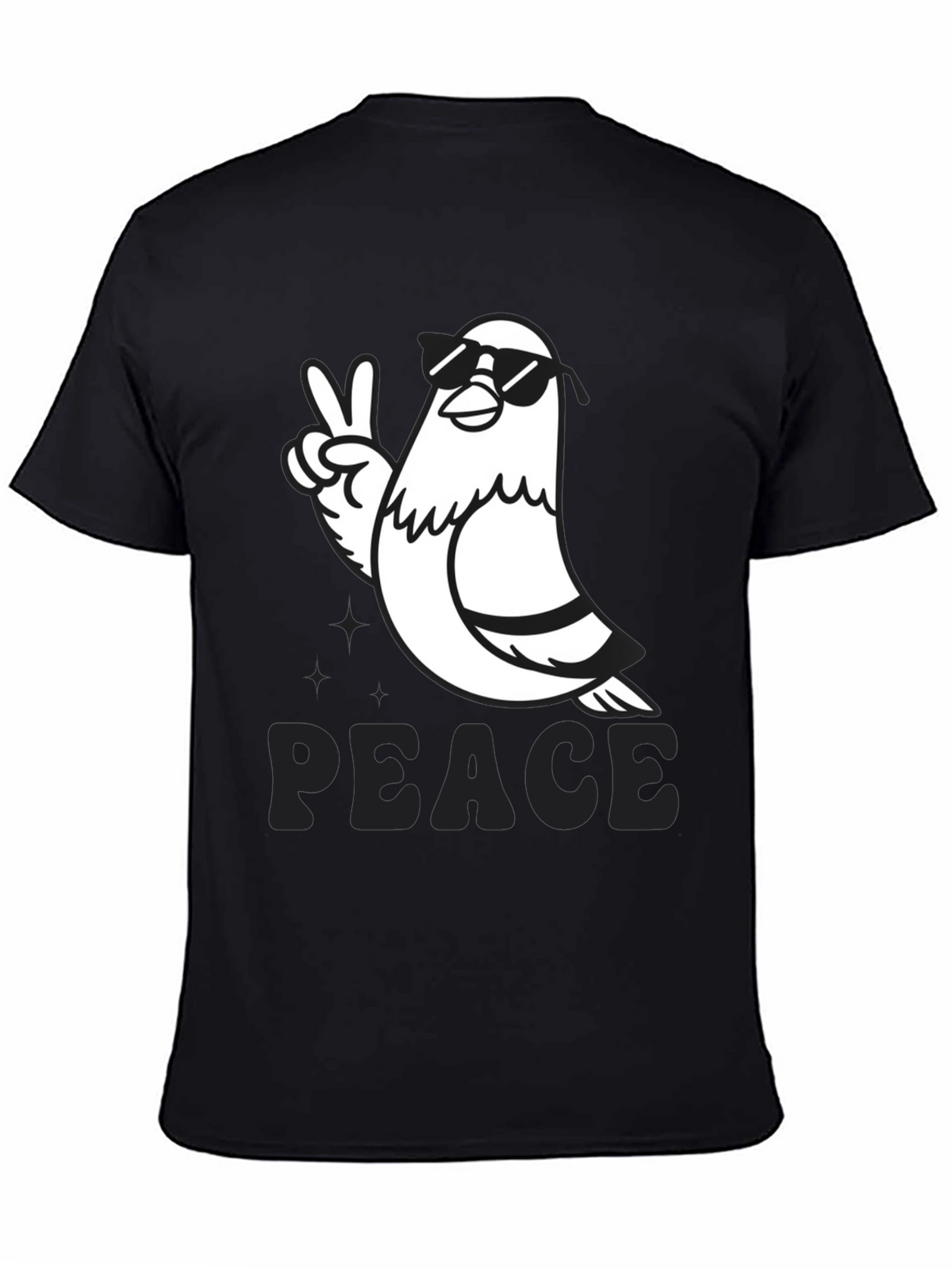 Peace Pigeon Graphic T-Shirt