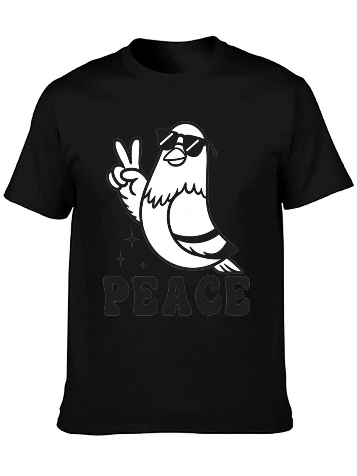 Peace Pigeon Graphic T-Shirt