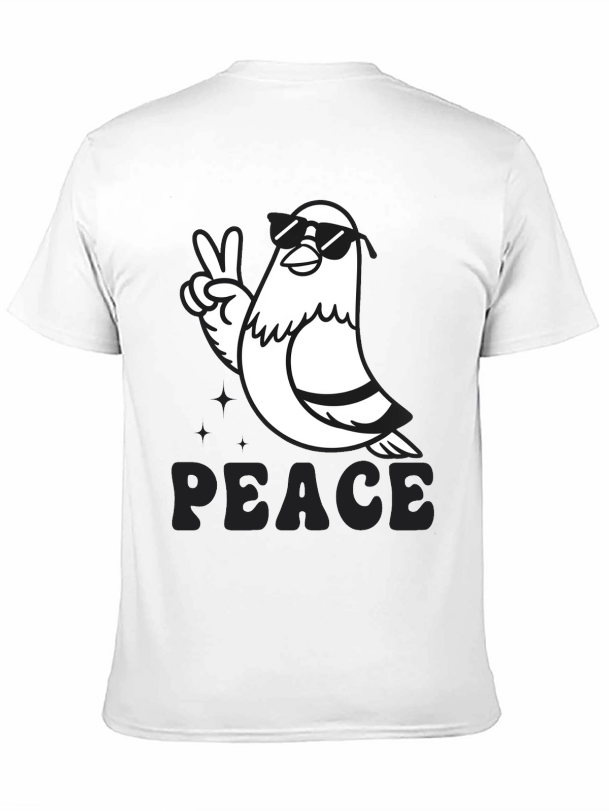 Peace Pigeon Graphic T-Shirt