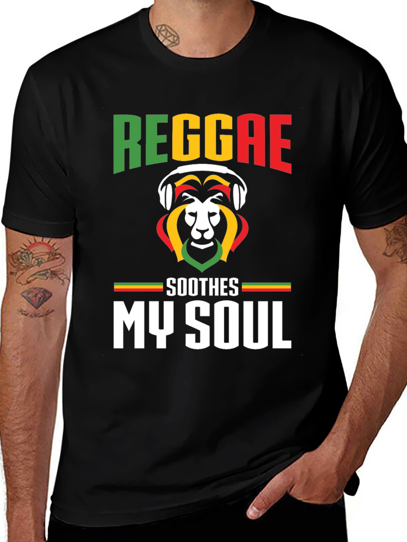 Reggae Soothes My Soul Graphic T-Shirt