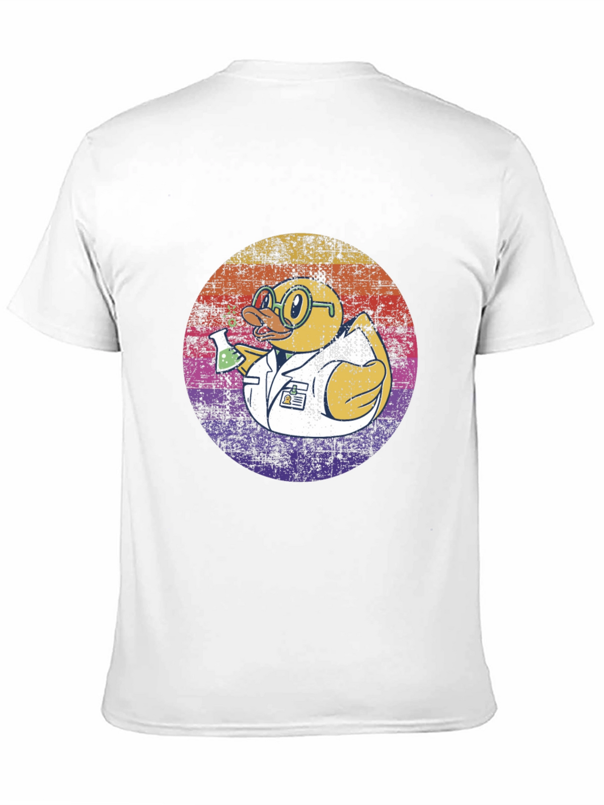 Scientist Duck T-Shirt - Retro Design