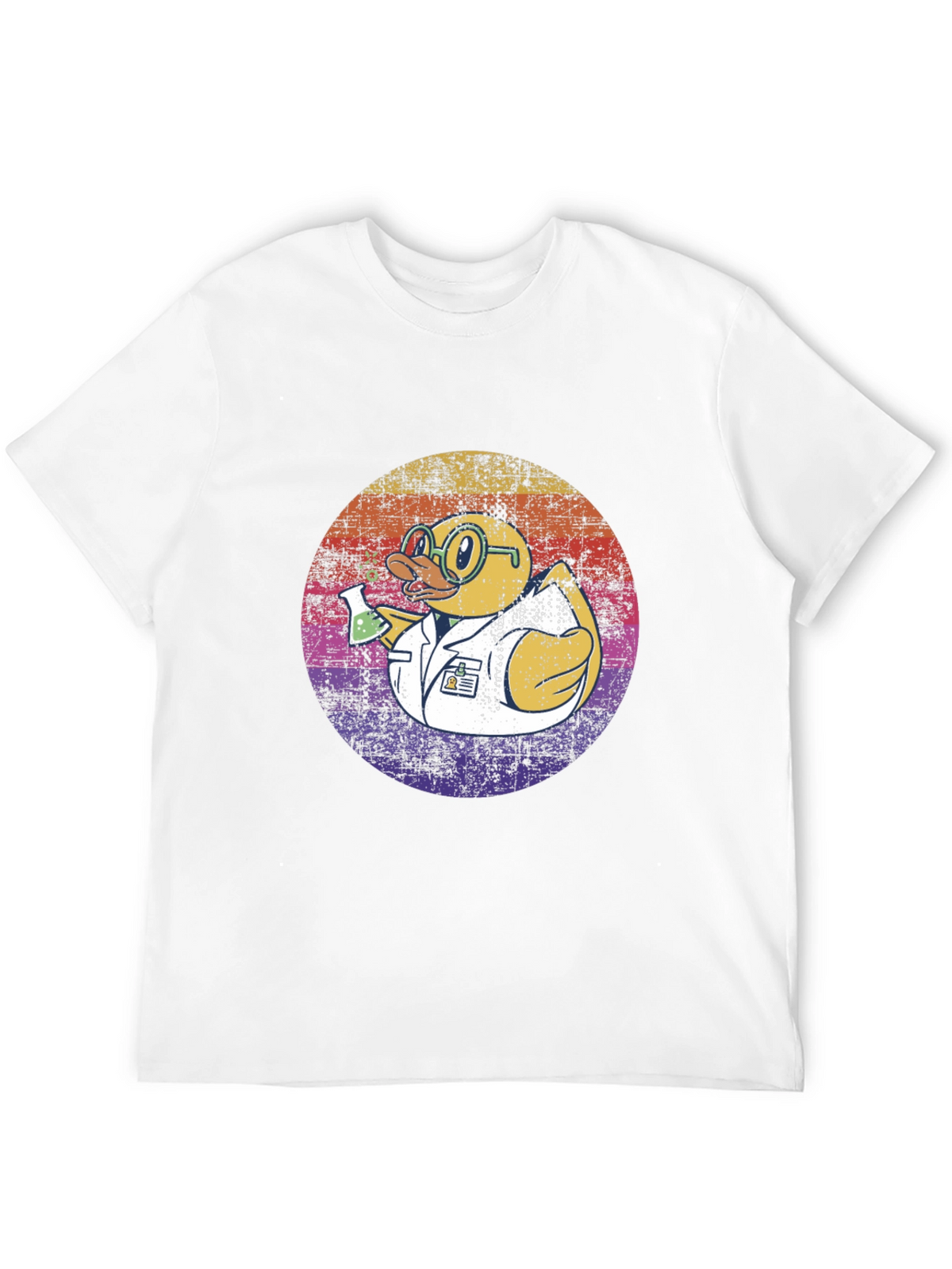Scientist Duck T-Shirt - Retro Design