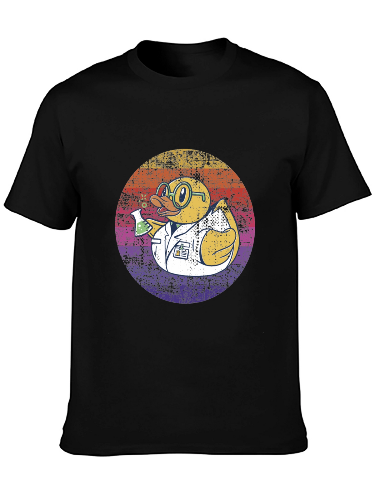 Scientist Duck T-Shirt - Retro Design