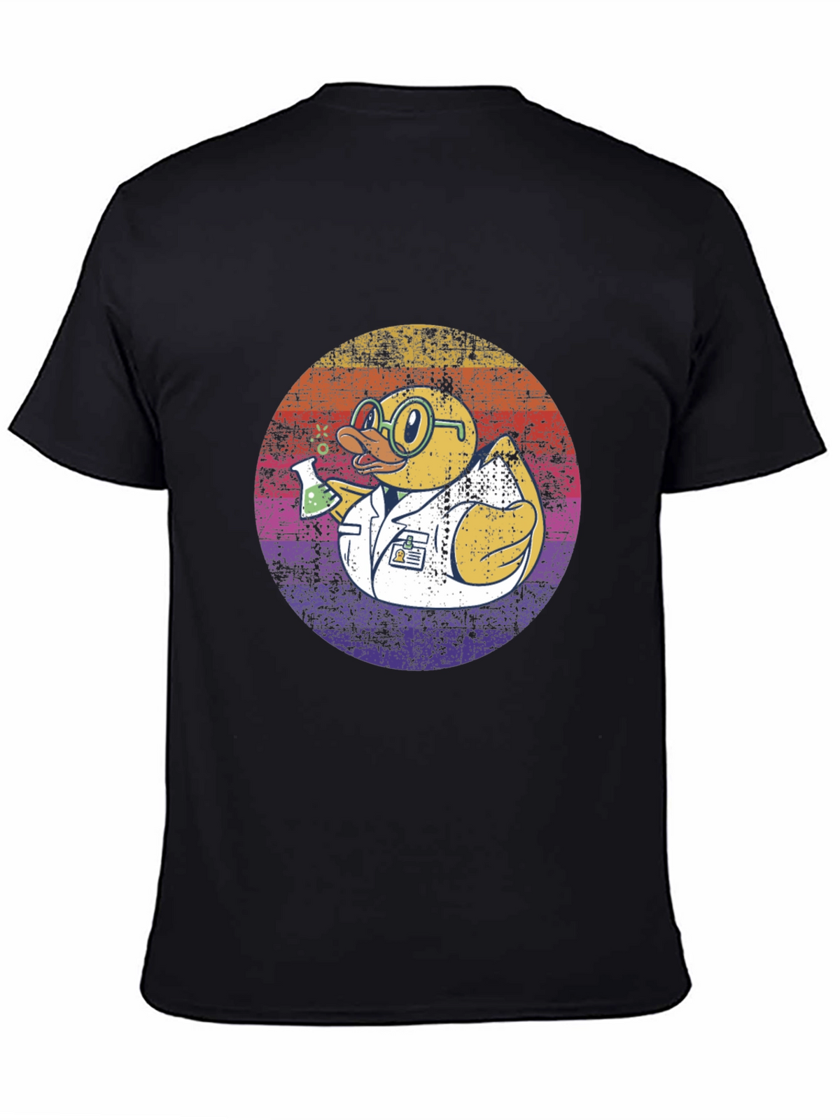 Scientist Duck T-Shirt - Retro Design