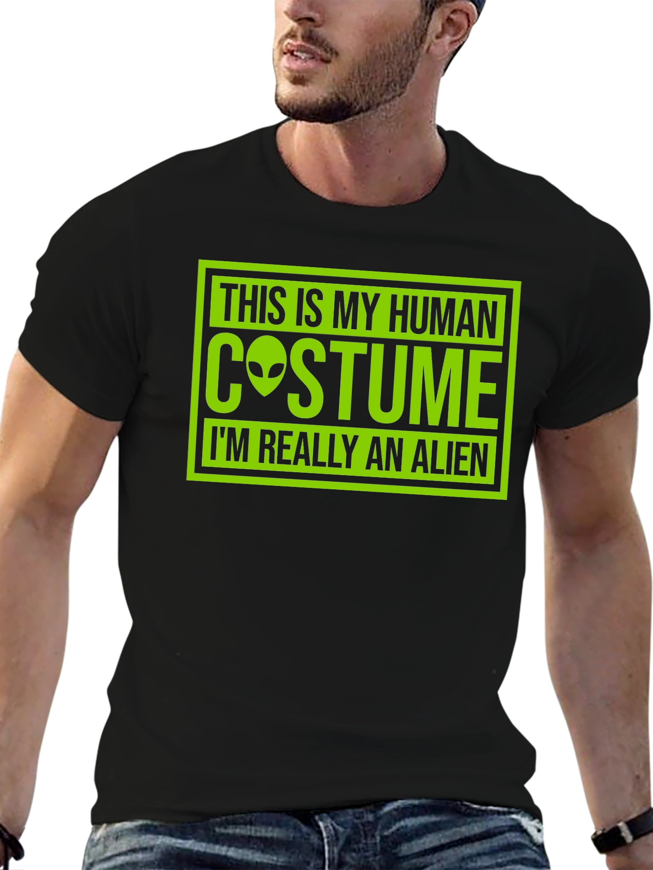 Alien Costume Funny T-Shirt