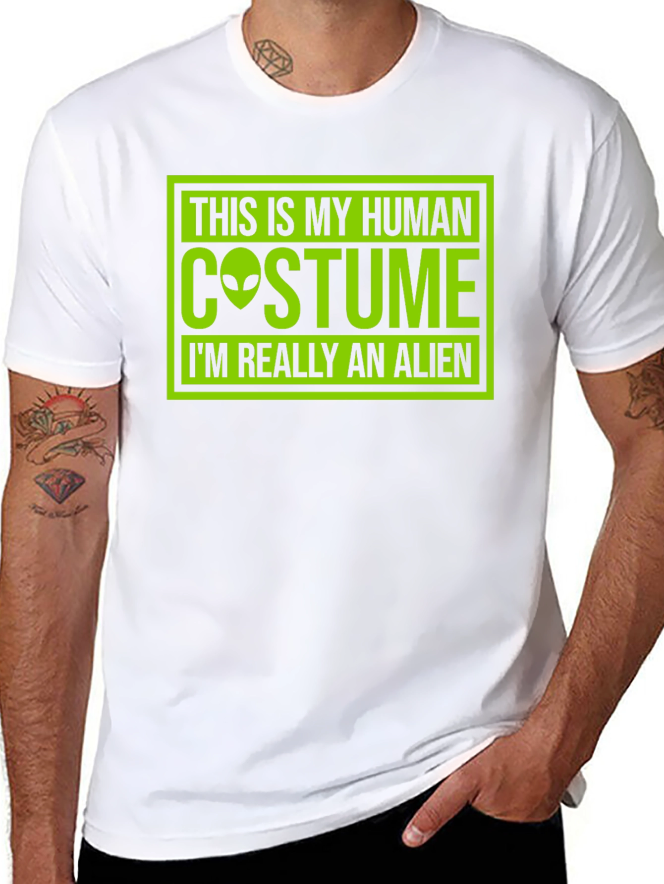 Alien Costume Funny T-Shirt