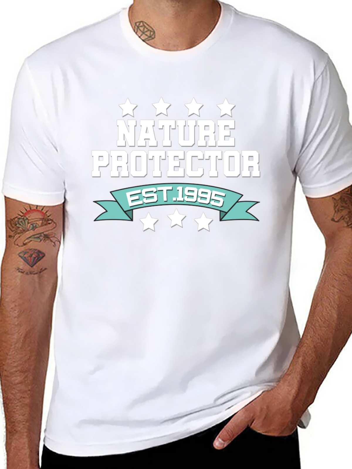Nature Protector EST. 1995 Black T-Shirt