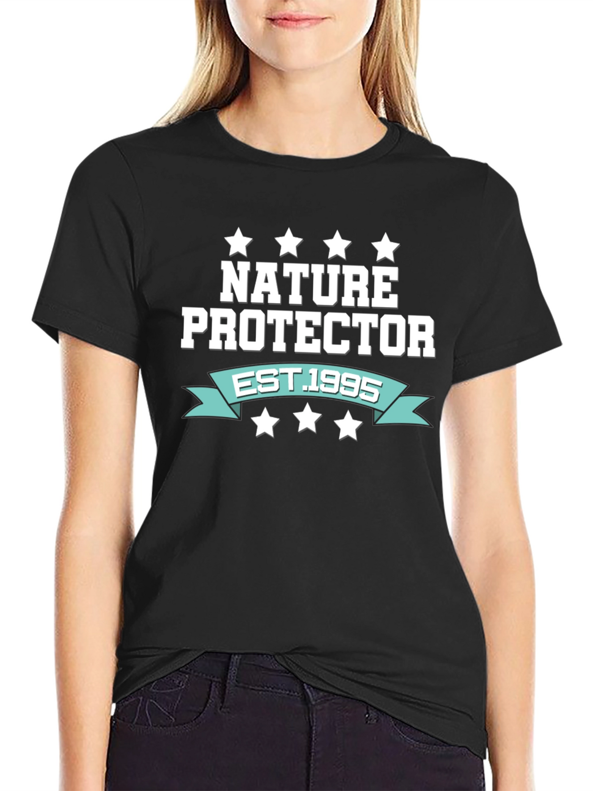 Nature Protector EST. 1995 Black T-Shirt