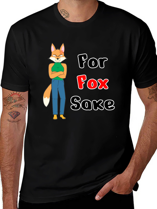 For Fox Sake Graphic T-Shirt - Unisex Cotton Tee