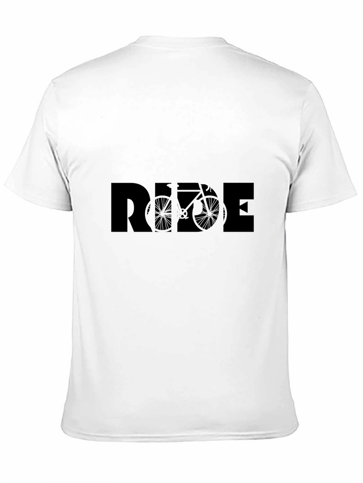 Ride Bicycle Graphic Tee - Stylish Black Cotton T-Shirt
