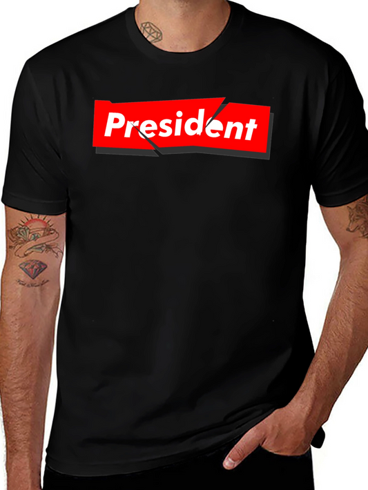 President Graphic Tee - Bold Political Statement T-Shirt