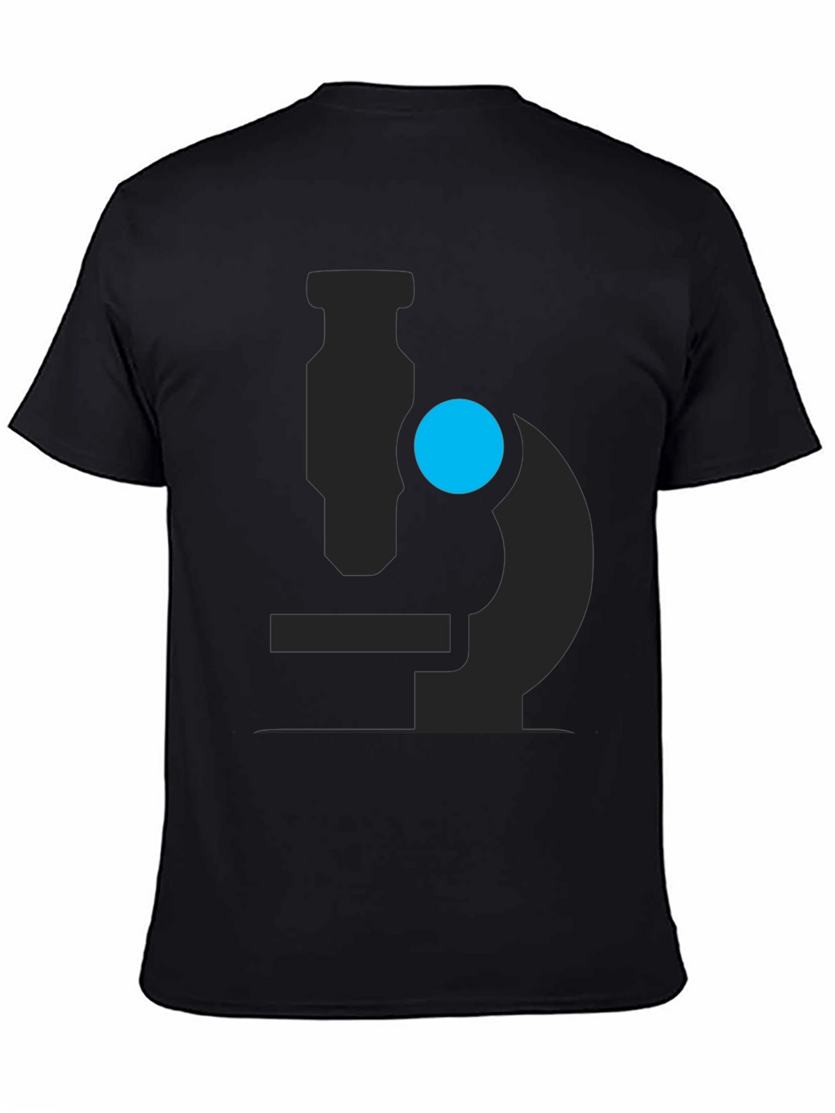 Microscope Graphic Black T-Shirt