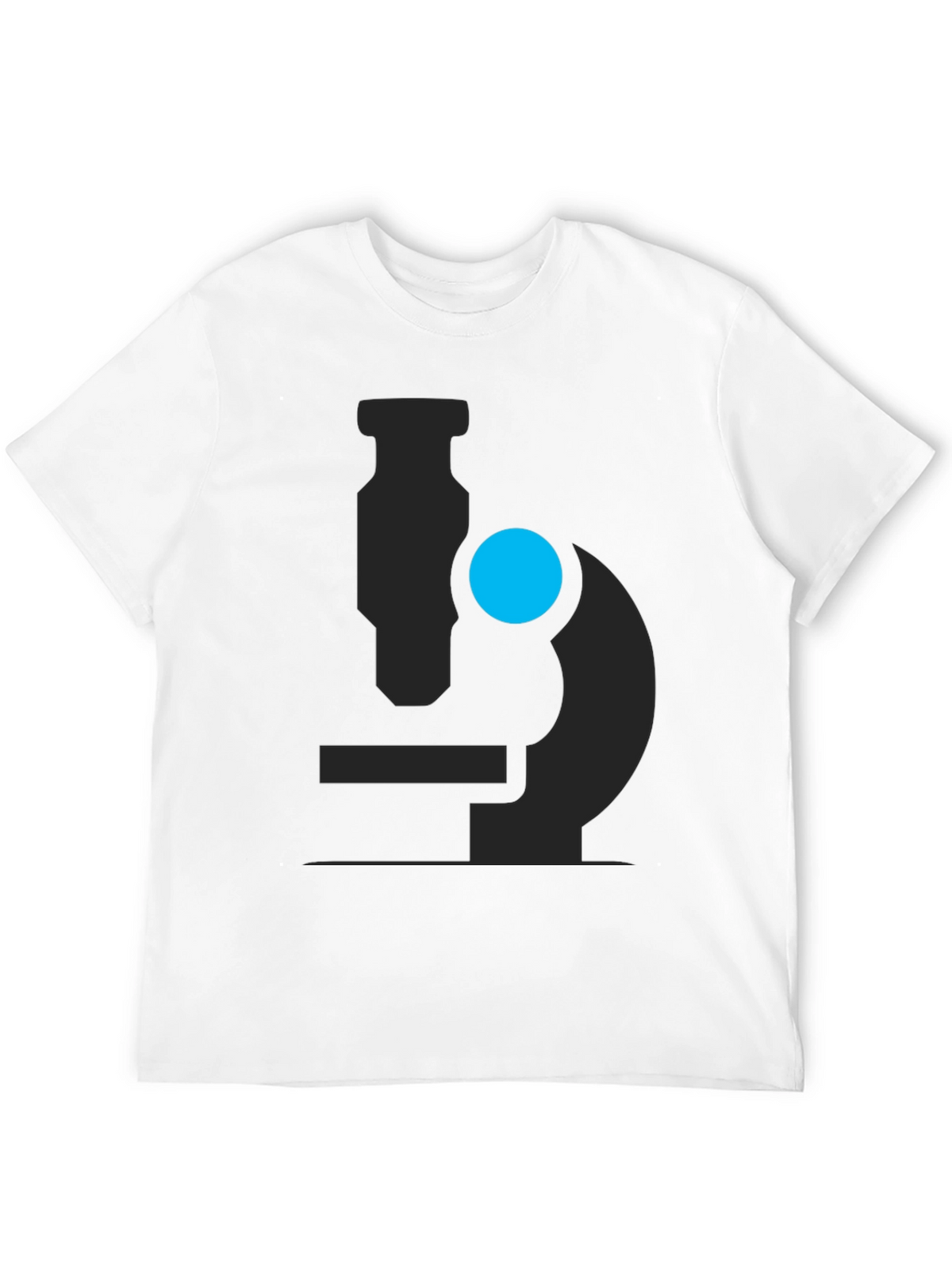 Microscope Graphic Black T-Shirt