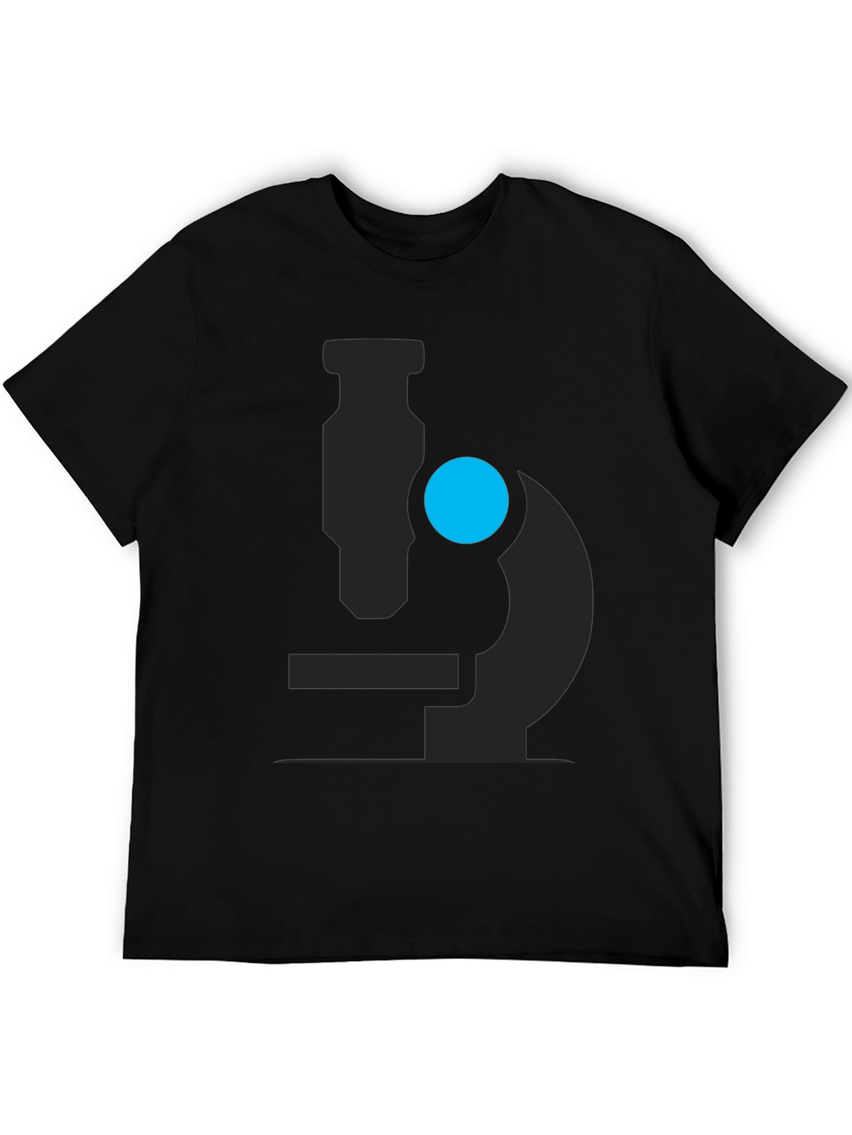 Microscope Graphic Black T-Shirt