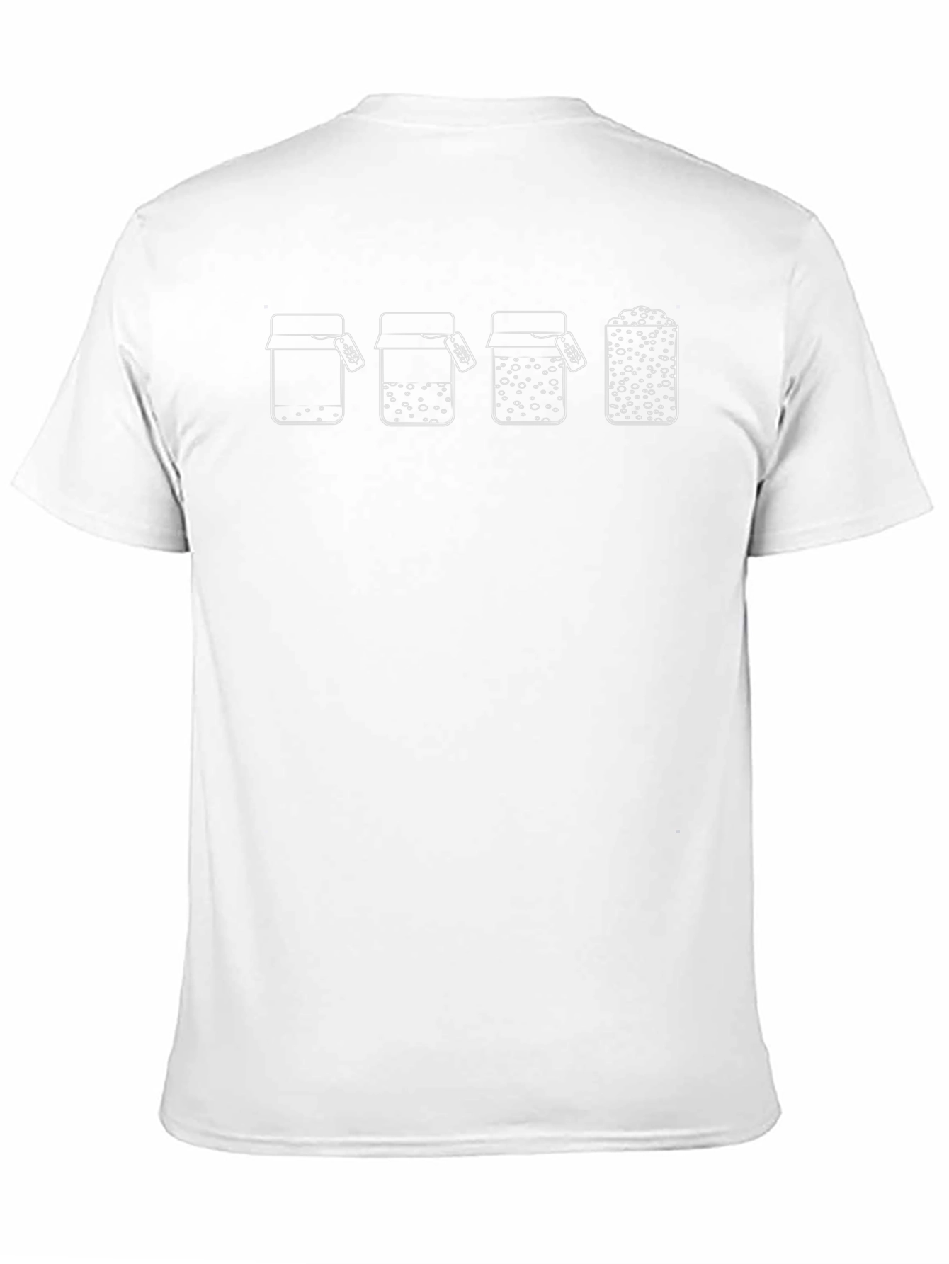 Fermentation Jars Graphic T-Shirt - Black