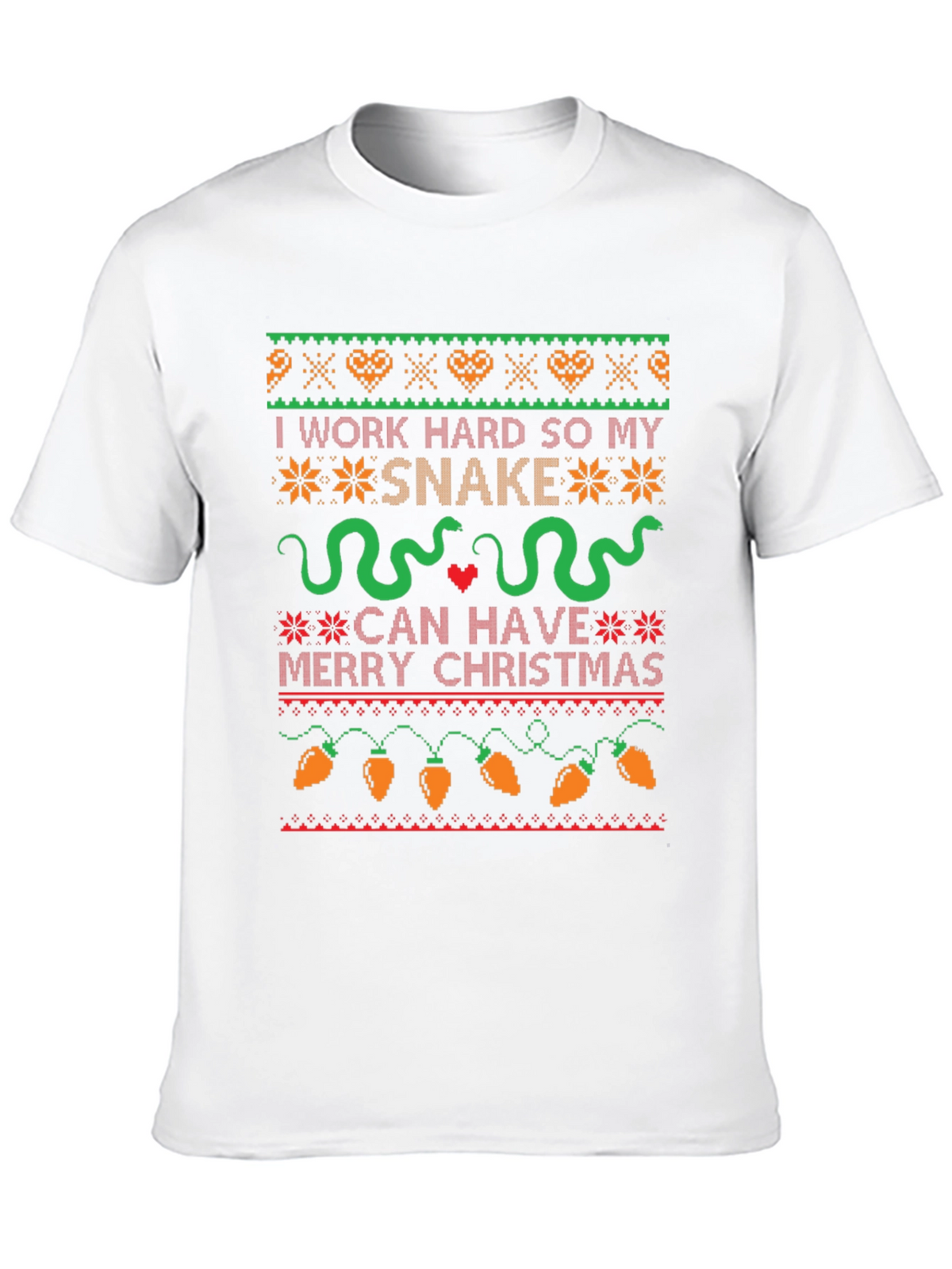 Funny Snake Christmas Sweater T-Shirt