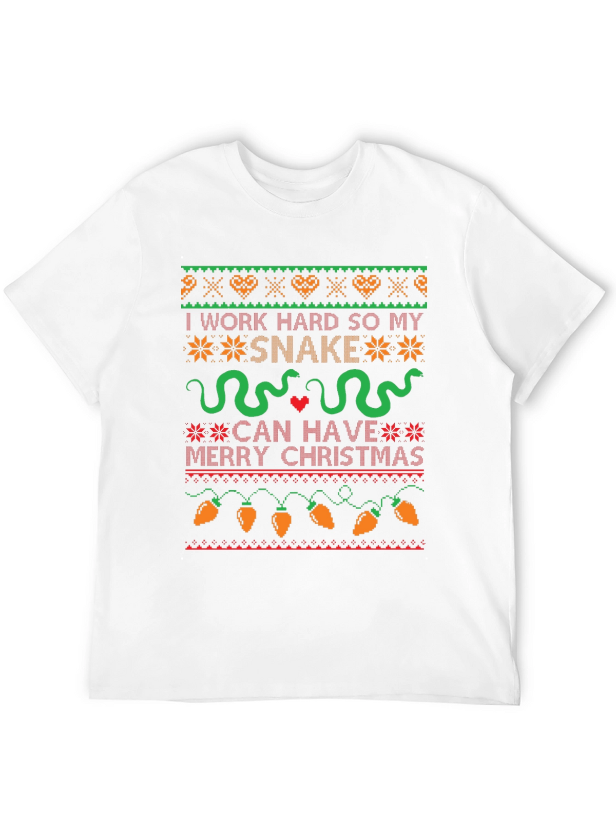 Funny Snake Christmas Sweater T-Shirt