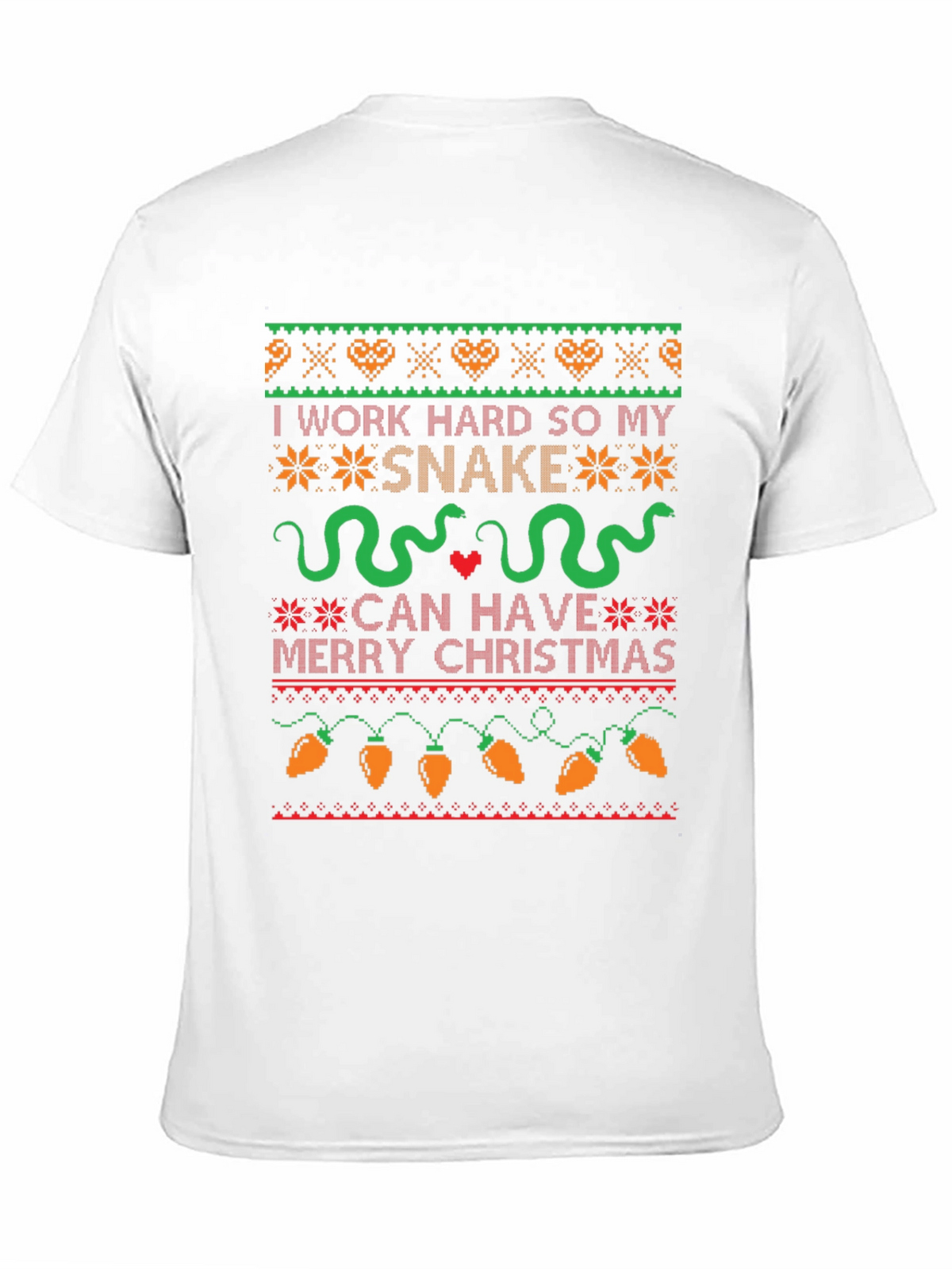 Funny Snake Christmas Sweater T-Shirt
