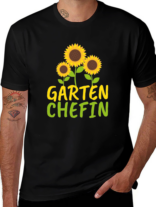 Garten Chefin Sunflower Graphic T-Shirt